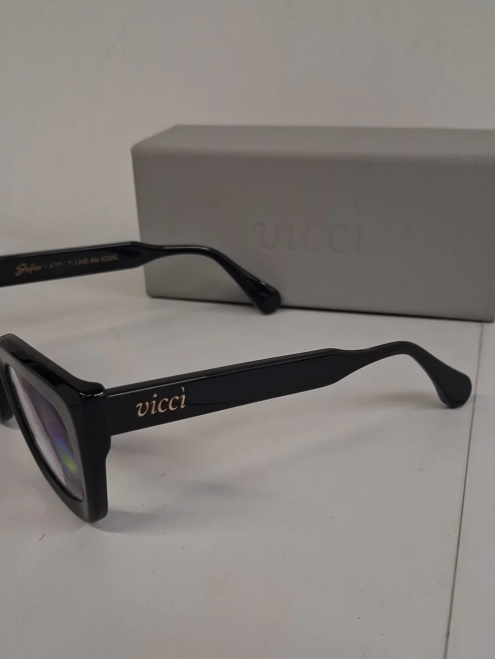 Womens Rxable Vicci 1182 Arrive Like An Icon Black Eyeglass Frames